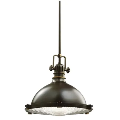 Lampa suspendata Hatteras Bay 1 Light Medium Pendant – Olde Bronze