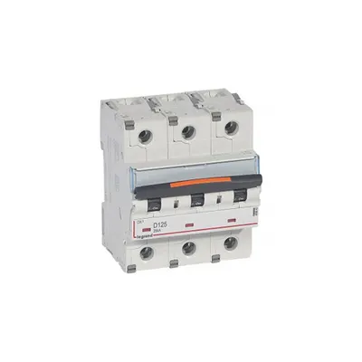 Siguranta automata MCB - DX³ - 25 kA - 3P 400 V~ - 125 A - D curba