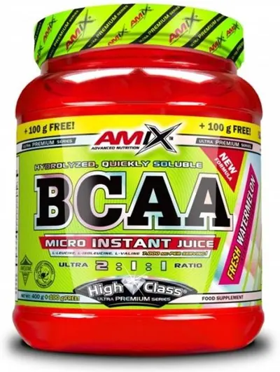 BCAA Micro-Instant Juice, cireșe negre proaspete, 400 + 100 g, Amix