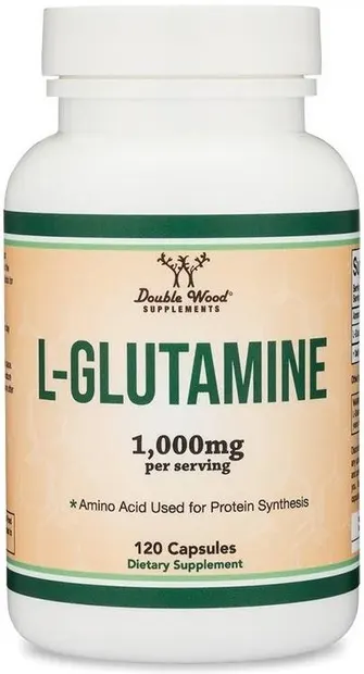 L-Glutamine, 1000 mg, 120 capsule, Double Wood