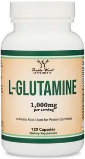 L-Glutamine, 1000 mg, 120 capsule, Double Wood