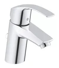 Baterie lavoar Grohe Eurosmart 23788002, racord 3/8 inch, marimea S, ventil, Crom lucios