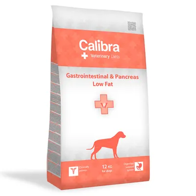 Calibra VD Gastrointestinal & Pancreas Low Fat, 12 kg