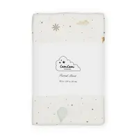 Cearceaf pentru copii, fildeș din bumbac organic pentru pătuț cu elastic 60x120 cm Dreamland – Cam Cam Copenhagen