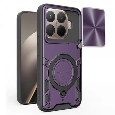Husa pentru Xiaomi 15T Pro, Techsuit, CamGuard Pro, Mov