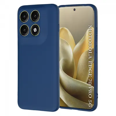 Husa pentru Motorola Edge 70 Pro, Techsuit, SoftFlex, Bleumarin
