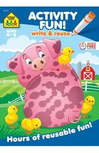 School Zone Activity Fun! Write & Reuse Workbook