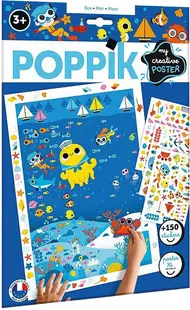 Poster creativ Poppik - Mare, 150 stickere