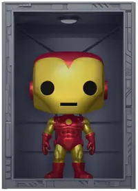 Figurină Funko POP! Deluxe: Iron Man - Hall of Armor (Model 4) (Metallic) (PX Previews Exclusive) #1036