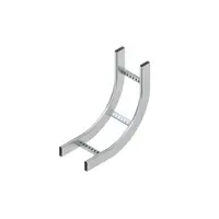 Cot interior vertical 90° vertical, constand din trepte de profil tubular ovale, inchise si sudate in profile C perforate, deschise in jos, KRCS 60.325 F