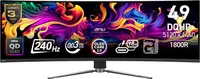 Monitor Consumer MSI MPG 491CQPX QD-OLED, 49", 5120 x 1440 pixeli, Black, 2 ani Garantie
