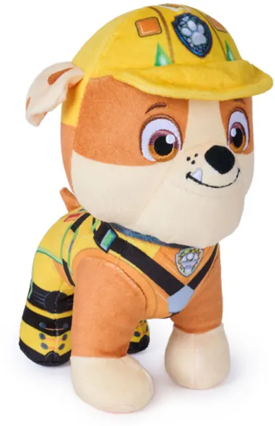 Jucărie de pluș Spin Master Paw Patrol - The Dino Movie, Rubble, 20 cm