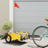 Gossi remorca de bicicleta, galben, textil oxford si fier