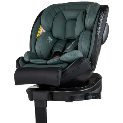 Scaun auto pentru copii Chipolino Hypnotic Plus Green, I-Size, 40-150 cm, cu sistem Isofix si sezut rotativ