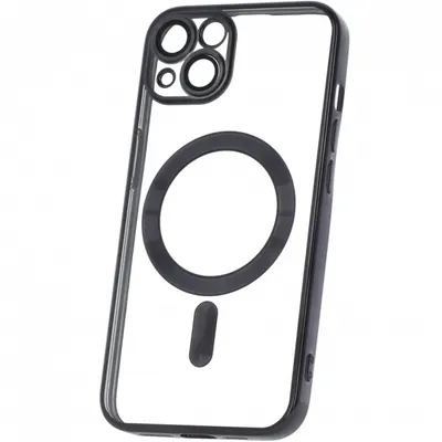Husa MagSafe pentru Samsung Galaxy A26 A266, OEM, Color Chrome Mag, Neagra