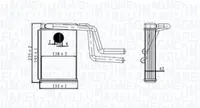 Schimbator caldura incalzire habitaclu potrivit FORD COUGAR, MONDEO I, MONDEO II, MONDEO III 1.6-3.0 02.93-03.07