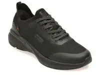 Pantofi sport OTTER negri, 30359, din material textil