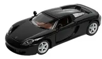 Mașinuță metalică Kinsmart - Porsche Carrera GT, 1:36, neagră