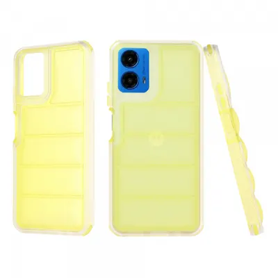 Husa pentru Motorola Moto G45 / G34, Techsuit, Wave Shield, Galbena