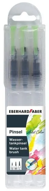 Set pensule pentru vopsele acrilice Eberhard Faber - Artist, 3 bucăți