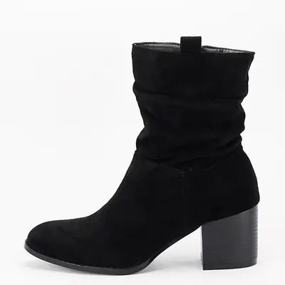 Botine negre lungi BMO8329 110