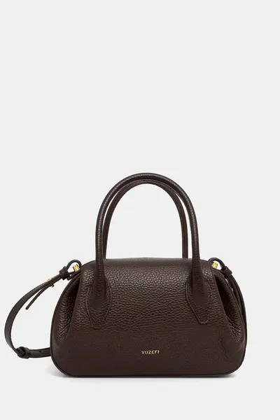 Yuzefi geantă crossbody pentru femei, din piele OYSTER MINI DUFFLE
