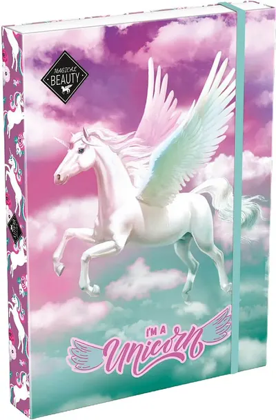 Cutie cu bandă elastică Lizzy Card Magical Beauty - A4