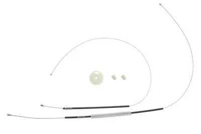 Set reparatie macara geam Fata Dreapta/Stanga potrivit VW FOX 2005-2011 - (Cabluri, electric)
