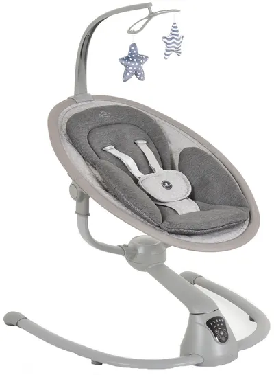 Leagăn electric Cangaroo - Cloud Premium, gri deschis