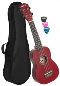 Ukulele soprano Cascha - HH 3961, roșu