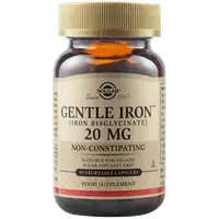 Fier cu actiune blanda Gentle Iron 20mg, 90 capsule, Solgar