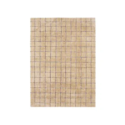 Covor chihlimbar țesut manual din lână 230x300 cm Mosaic Amber – Lorena Canals