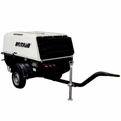 Motocompresor ROTAIR MDVN 83 ECO5 Dual Pressure 7-10bar, kit sablare/aftercooler, kit gresare omologat rutier