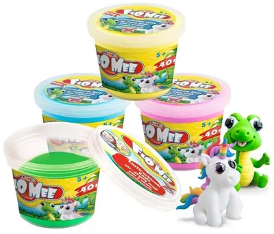 Set de pornire Craze Flo Mee - Plastilina pentru modelat, sortiment, 40 g