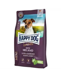 HAPPY DOG Sensible Mini Ireland 10kg Hrana caine talie mica, cu somon si iepure