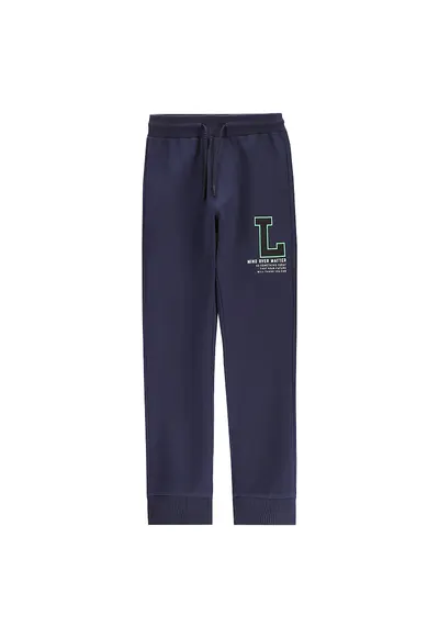 Pantaloni de trening baieti WC5122701VBB - Bumbac/Elastan - Bleumarin - Bleumarin