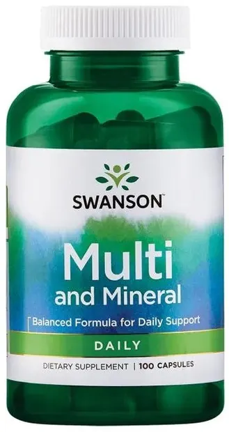 Multi and Mineral, 100 capsule, Swanson
