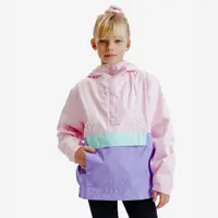 Geacă anti-vânt impermeabilă Roz pastel Copii