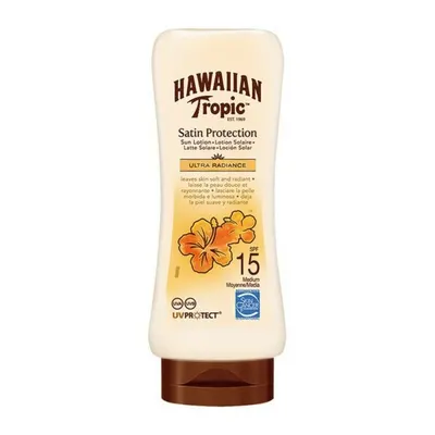 Lotiune de plajă, Hawaiian Tropic, Satin Protection, 180 ml, bej deschis