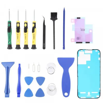 Kit Reparatii Jiafa JF-8182 pentru inlocuire Acumulator Apple iPhone 15 Pro, 21in1