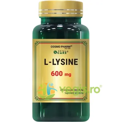 L-Lysine 600mg 30cps vegetale