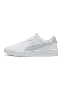 Pantofi sport Court Lally de piele ecologica - Alb/Albastru deschis