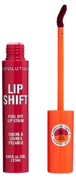 Makeup Revolution Balsam de buze exfoliant Lip Shift, Solar Coral, 2.5 ml