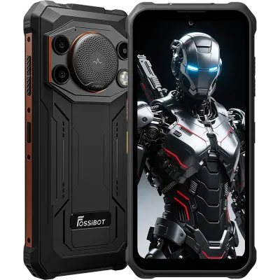 Telefon rugged Fossibot F110 Pro, 5G, 6.75 , Dimensity 6300, 8GB RAM, 128GB, NFC, Android 15, Orange