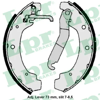 Set saboti frana LPR 06740