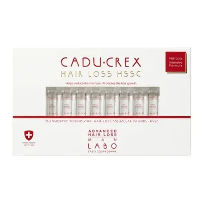 Tratament impotriva caderii severe a parului pentru barbati, 40 fiole, Cadu-Crex