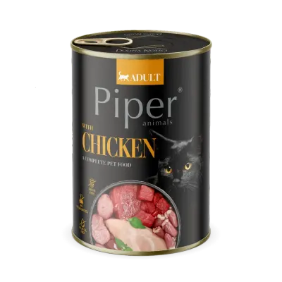 Conserva pentru pisici Piper Adult cu pui 400 gr