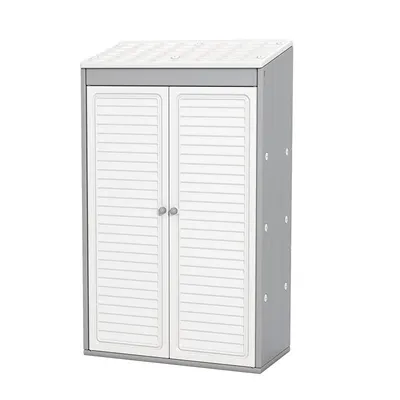 Dulap casuta Nichiduta Tool House Gri dimensiune 85 x 46 x 142 cm