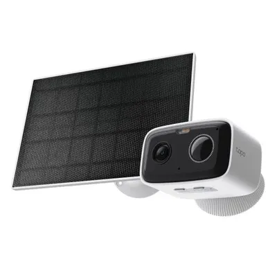 Solar-Powered Security Camera Kit 1 × Tapo C400, 1 × Tapo A201C SPEC:1080p (1920*1080), 2.4 GHz, Solar panel (5.2V, 2.5W) FEATUR