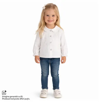 Bluza copii Chicco, Alb cu model, 01852-70MFCO